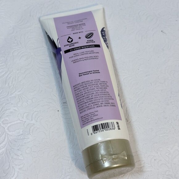 2 Bath & Body Works 8oz Lotions Butterfly and Cherry Blossom - Picture 3 of 6